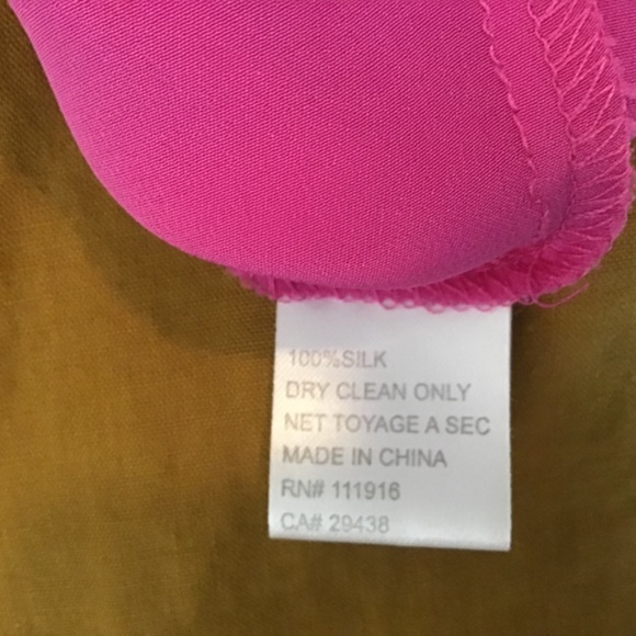 Yumi Kim Pink Ruffle Silk Camisole with Zip XS - Picture 3 of 7